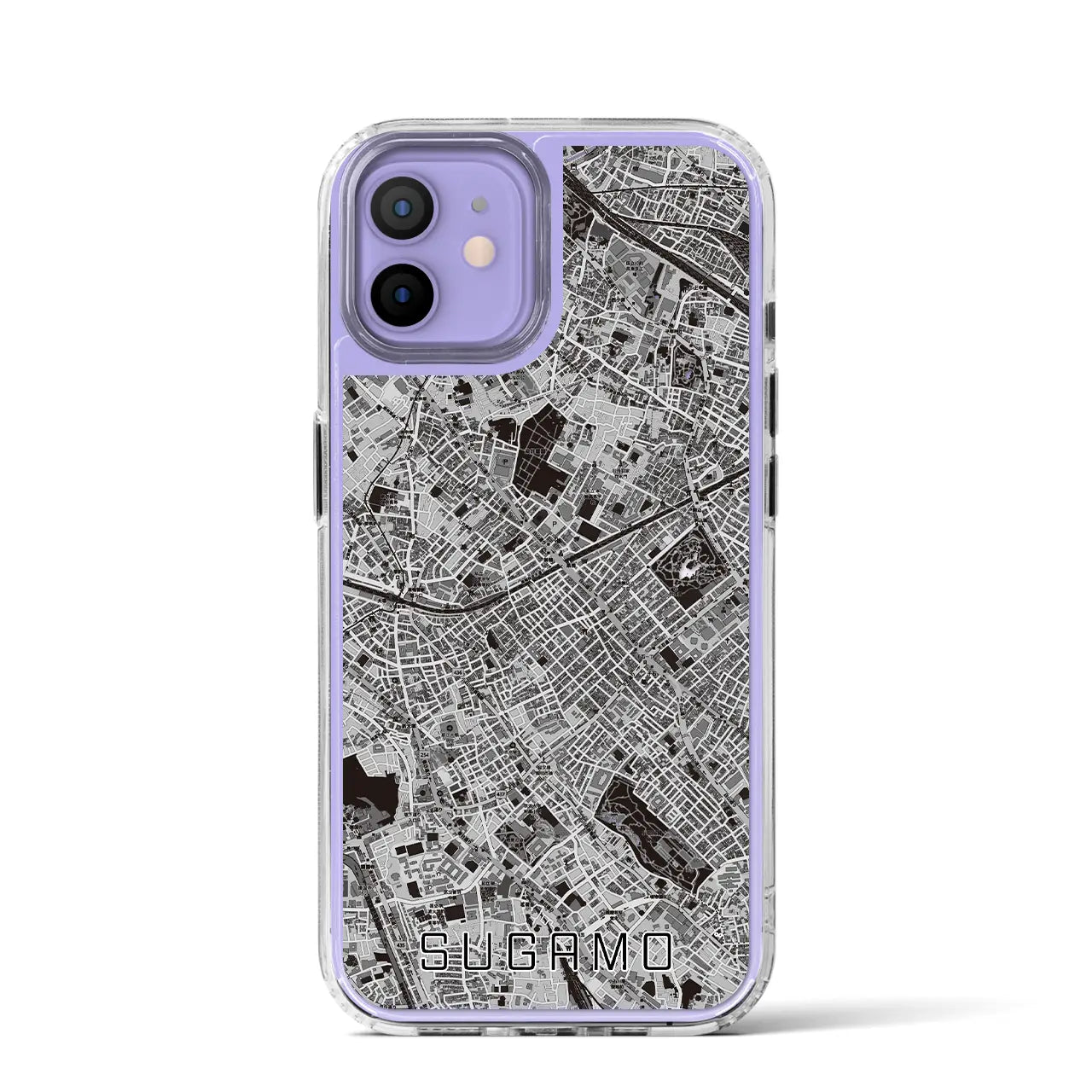 【巣鴨(東京都)】地図柄iPhoneケース(MagSafeタイプ)