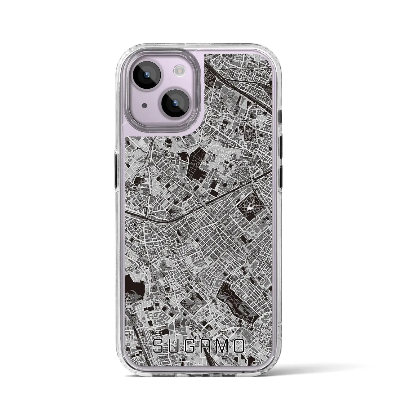 【巣鴨(東京都)】地図柄iPhoneケース(MagSafeタイプ)