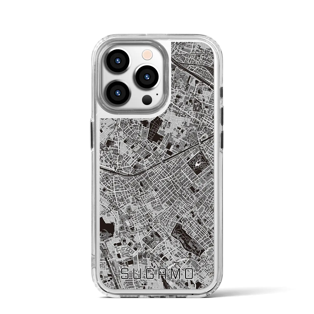 【巣鴨(東京都)】地図柄iPhoneケース(MagSafeタイプ)