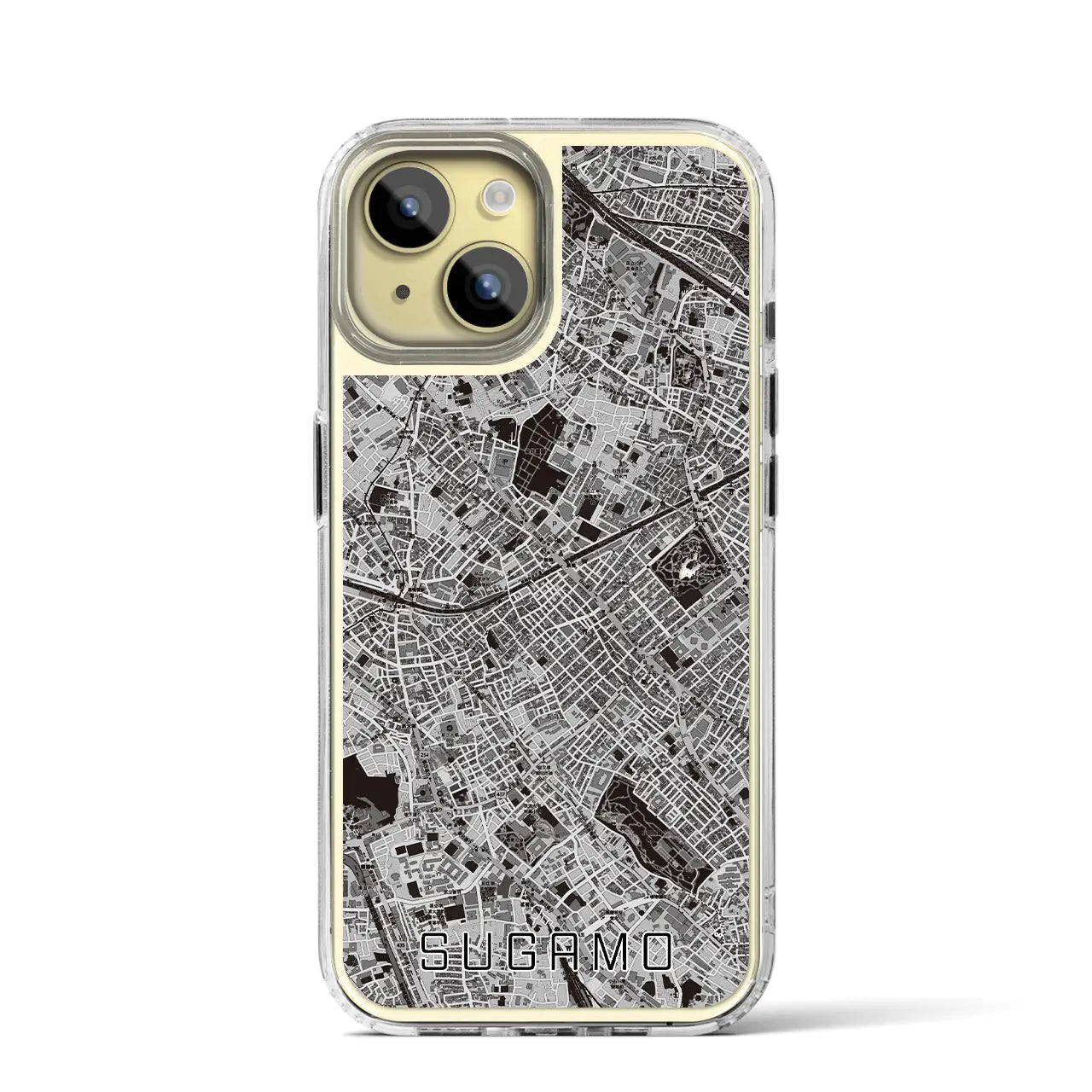 【巣鴨(東京都)】地図柄iPhoneケース(MagSafeタイプ)