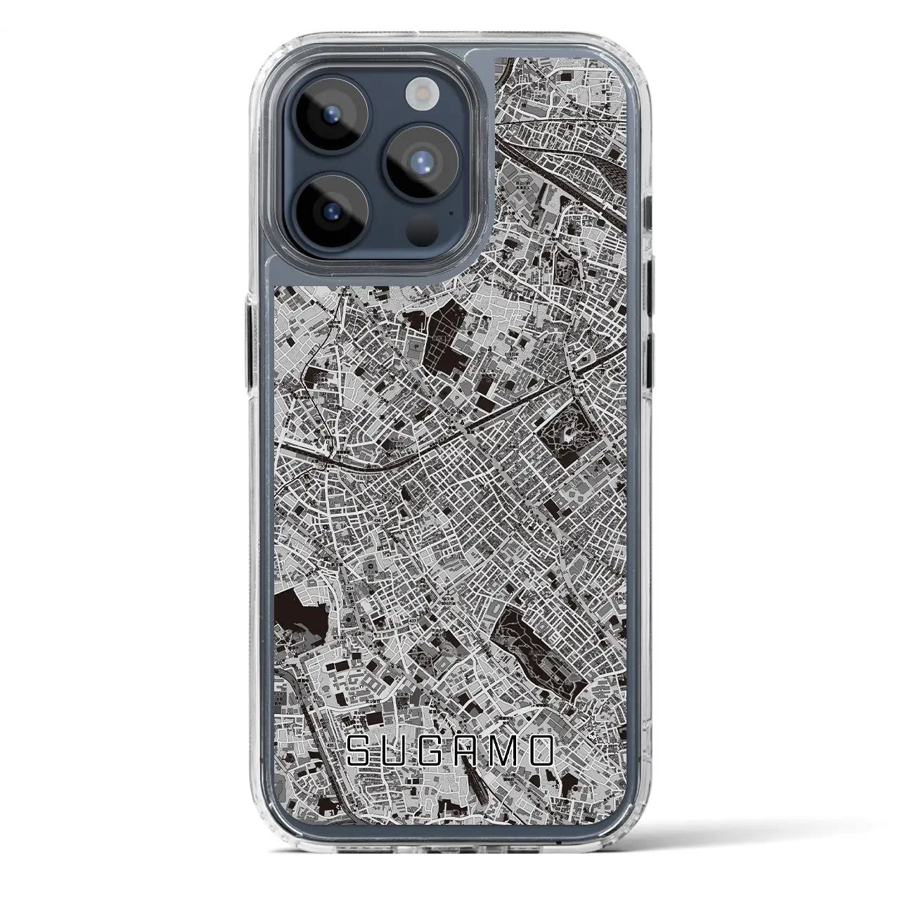 【巣鴨(東京都)】地図柄iPhoneケース(MagSafeタイプ)