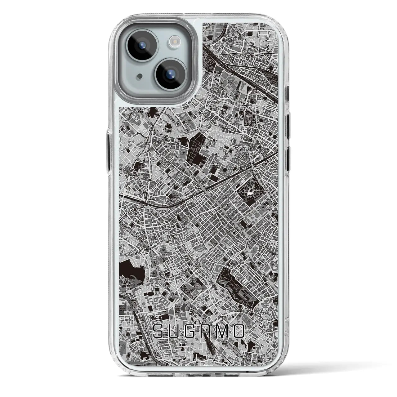 【巣鴨(東京都)】地図柄iPhoneケース(MagSafeタイプ)