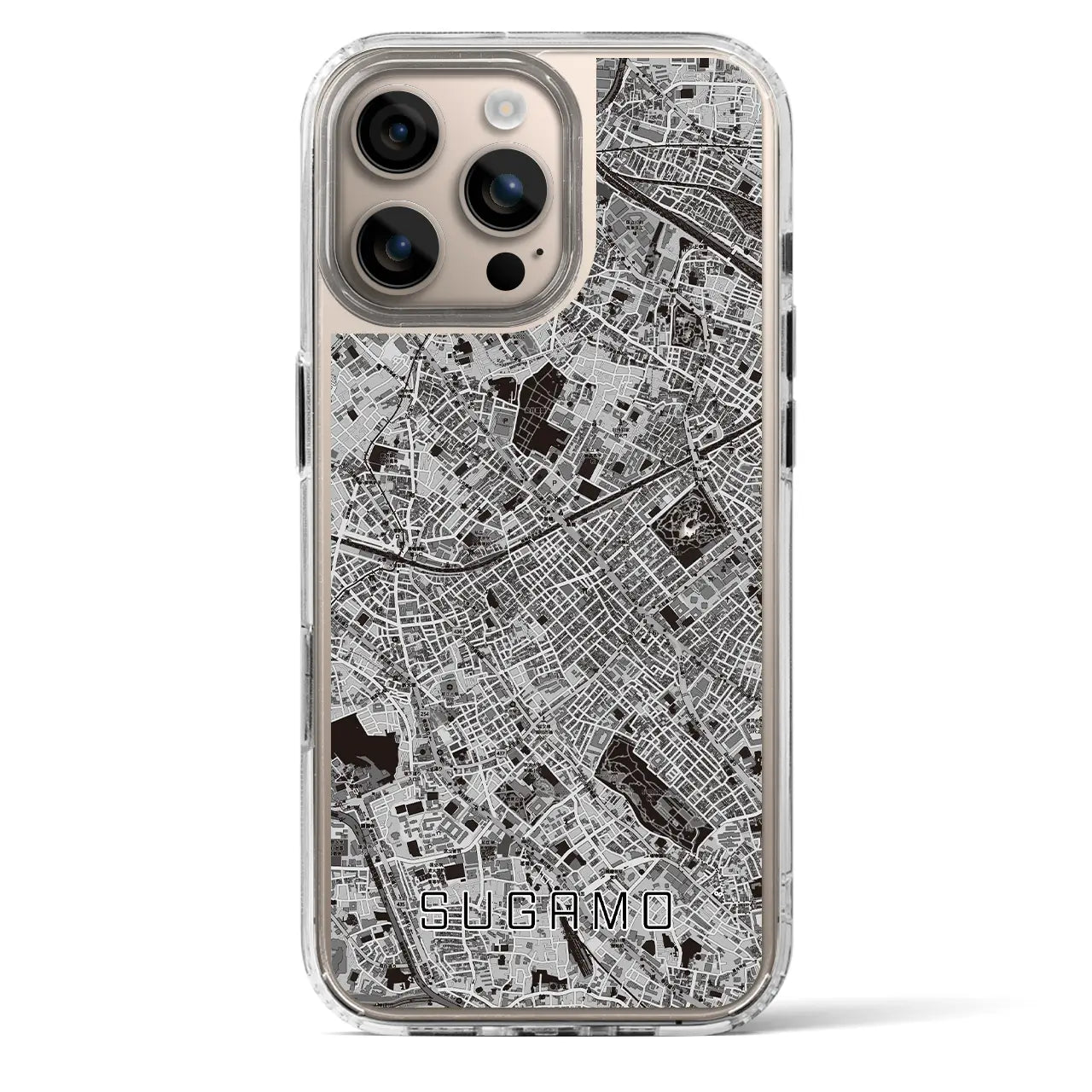 【巣鴨(東京都)】地図柄iPhoneケース(MagSafeタイプ)