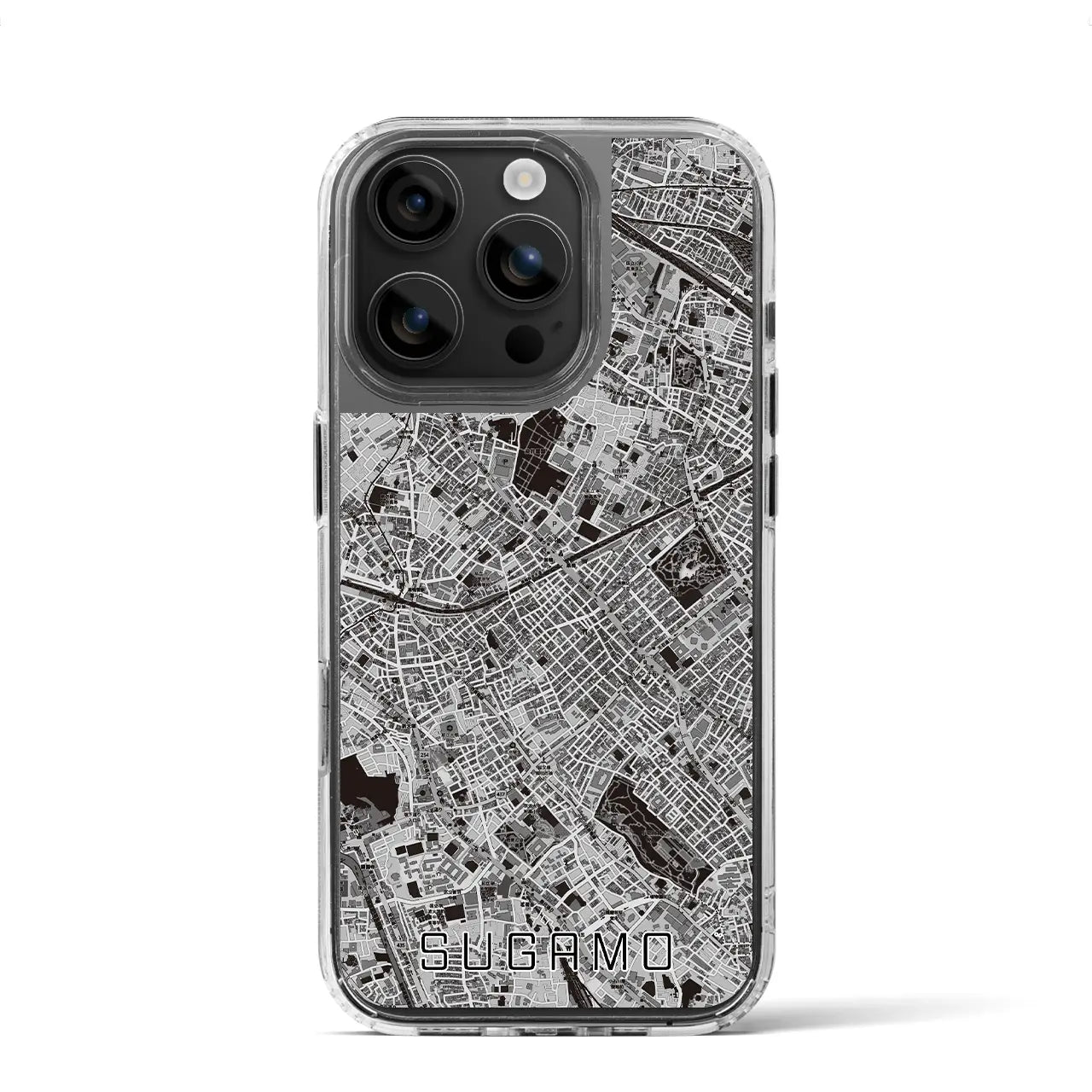 【巣鴨(東京都)】地図柄iPhoneケース(MagSafeタイプ)
