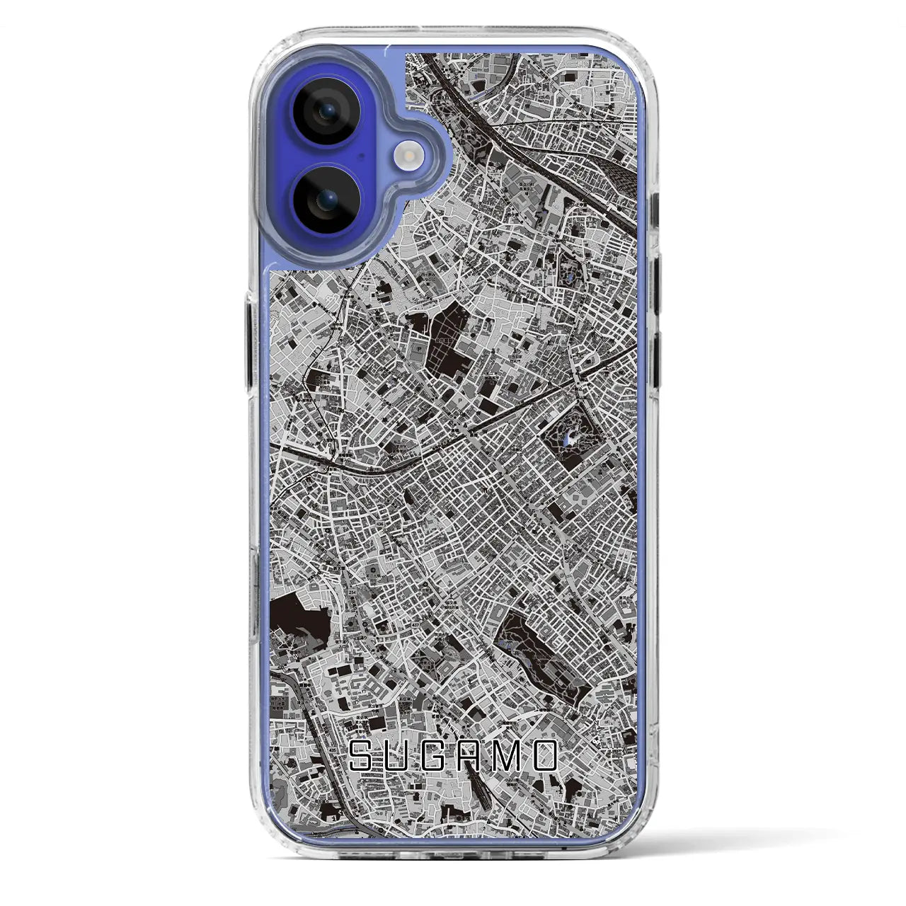 【巣鴨(東京都)】地図柄iPhoneケース(MagSafeタイプ)