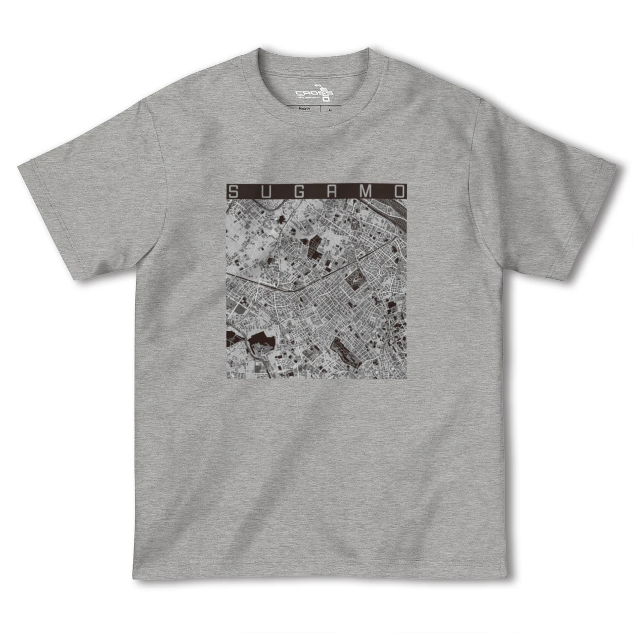 【巣鴨(東京都)】地図柄ヘビーウェイトTシャツ