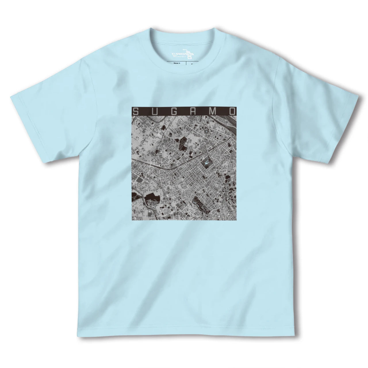 【巣鴨(東京都)】地図柄ヘビーウェイトTシャツ
