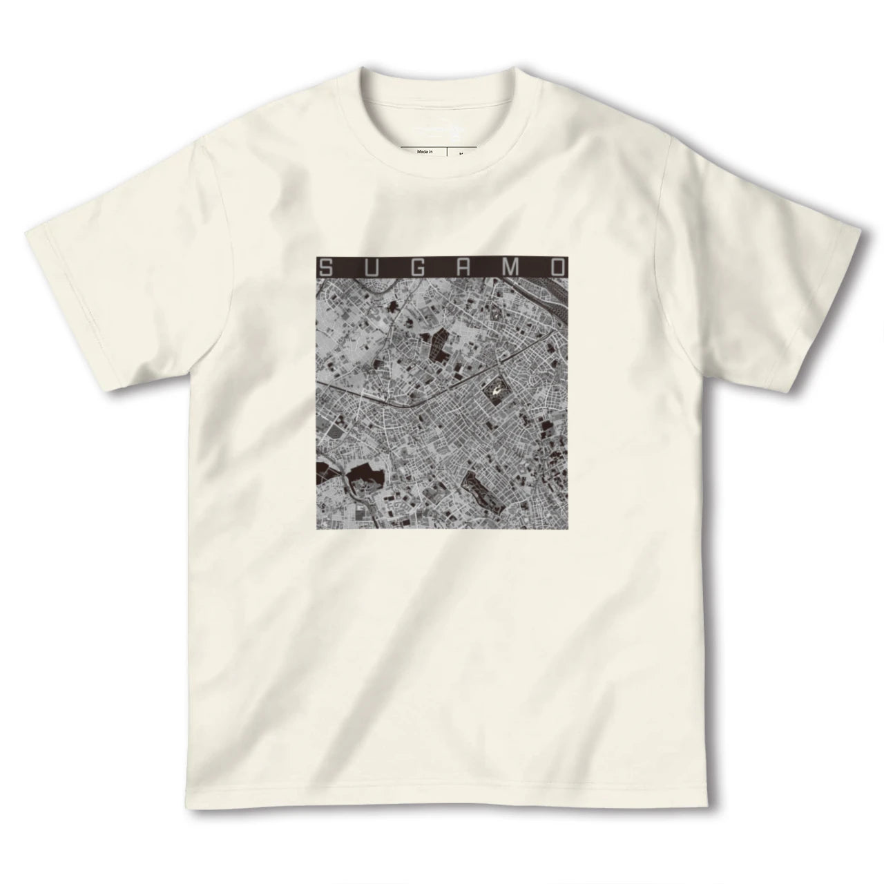 【巣鴨(東京都)】地図柄ヘビーウェイトTシャツ