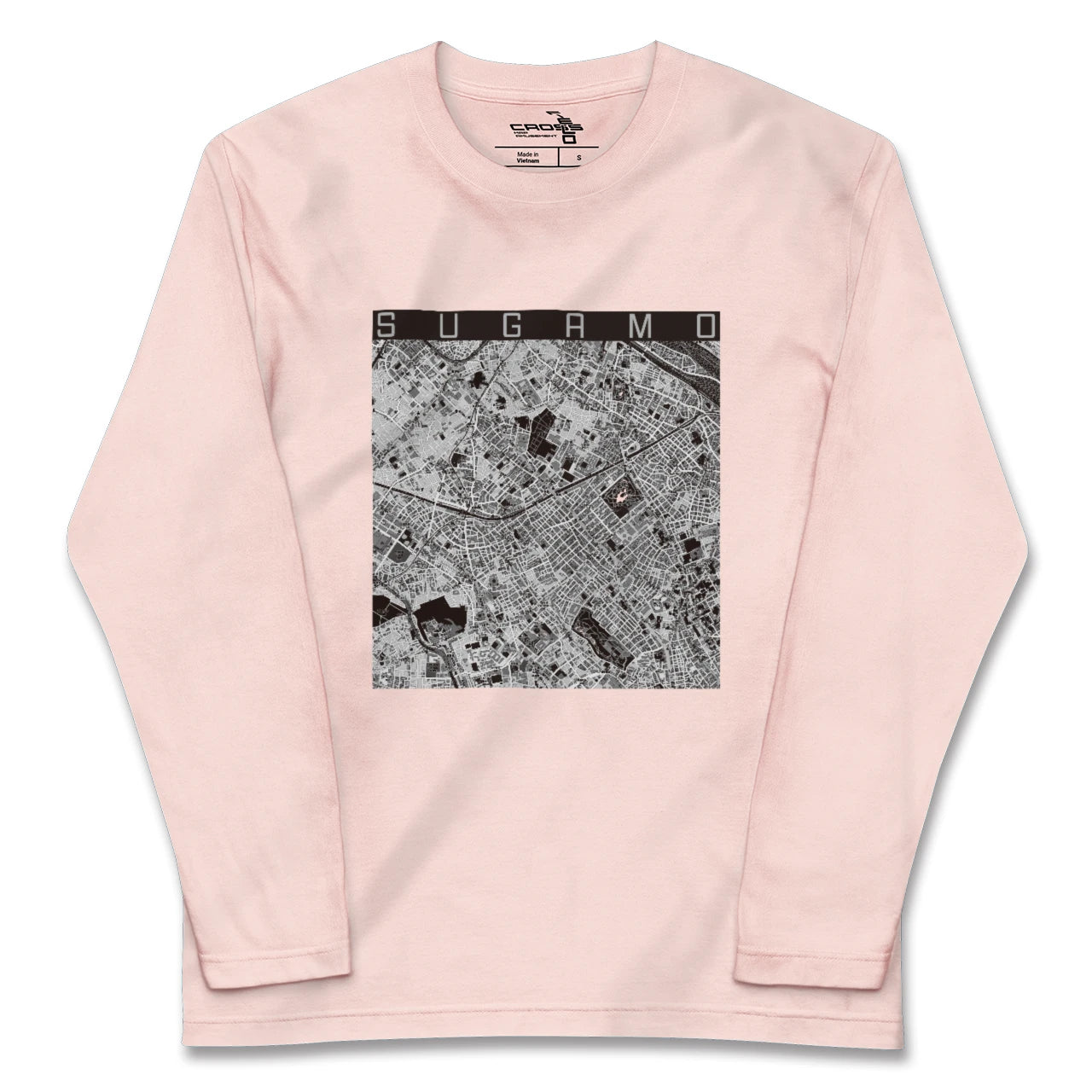 【巣鴨(東京都)】地図柄ロングスリーブTシャツ