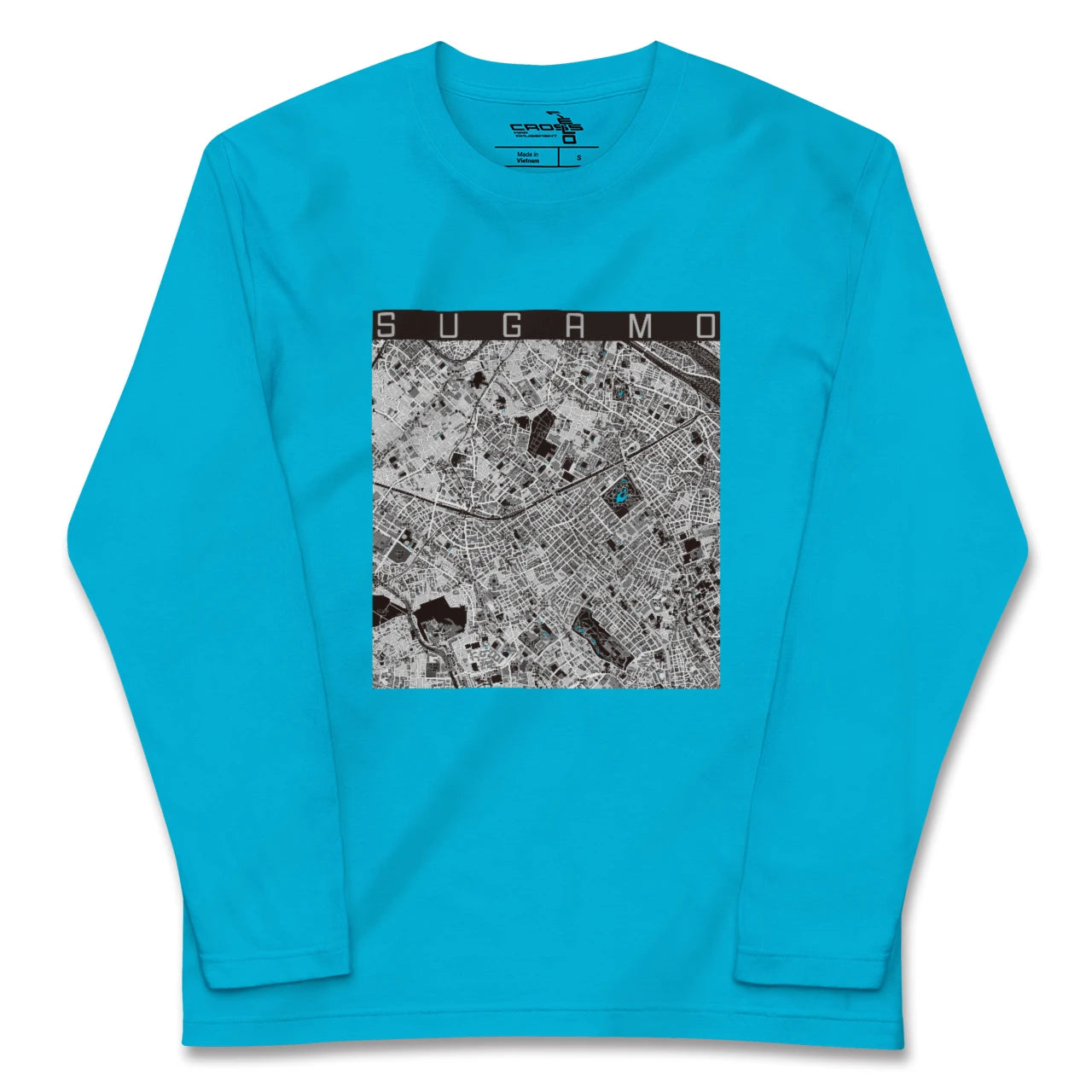 【巣鴨(東京都)】地図柄ロングスリーブTシャツ