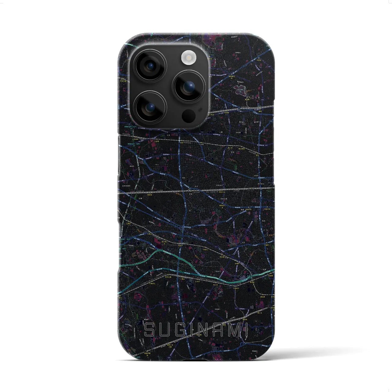 【杉並(東京都)】地図柄iPhoneケース(バックカバータイプ)
