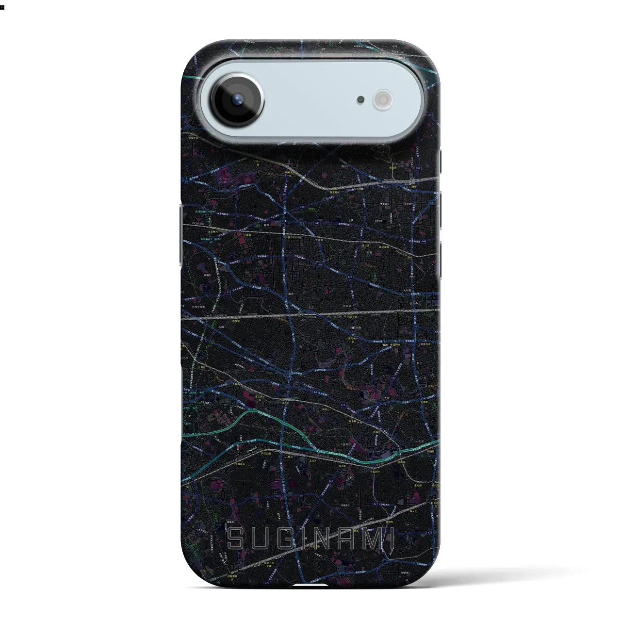 【杉並(東京都)】地図柄iPhoneケース(バックカバータイプ)