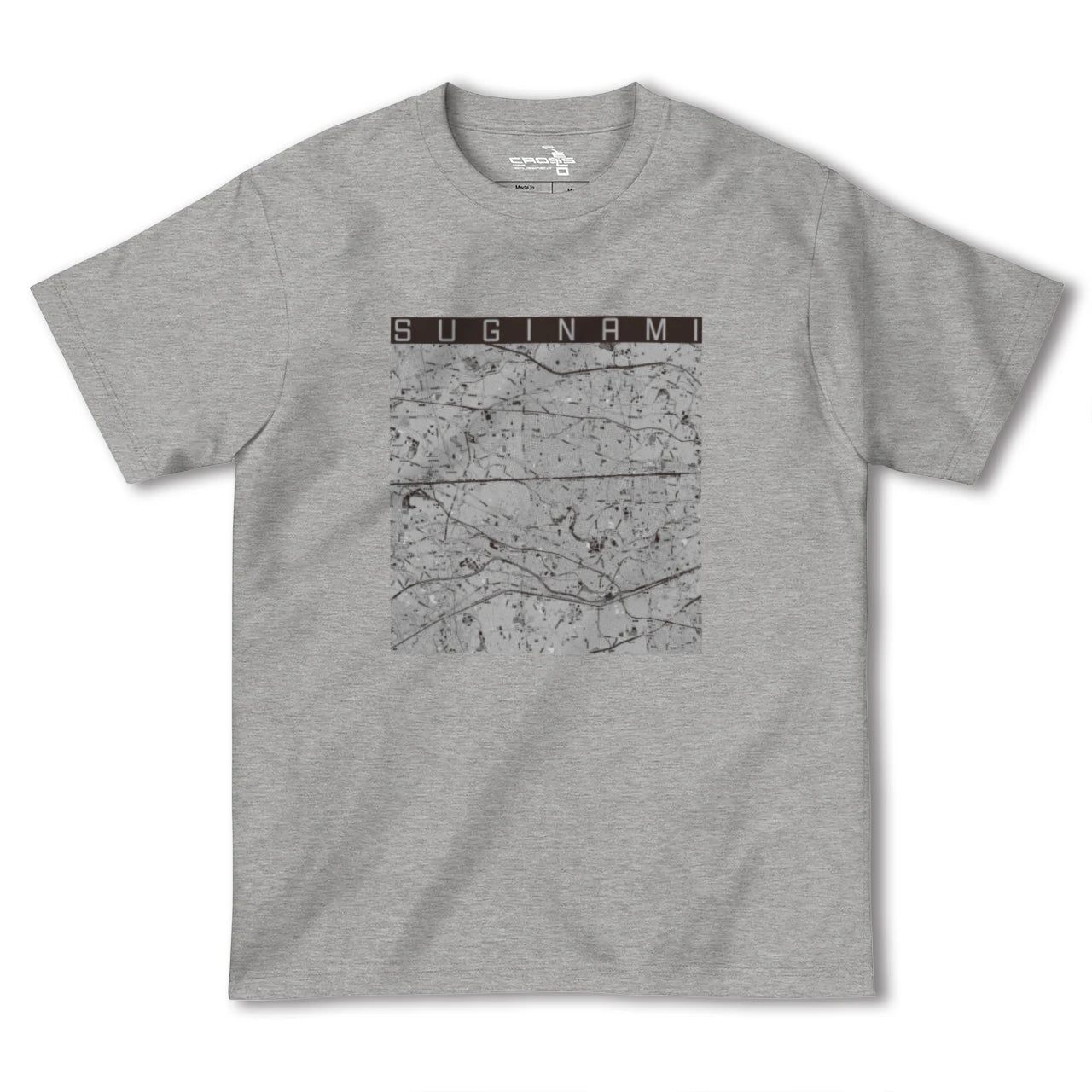 【杉並(東京都)】地図柄ヘビーウェイトTシャツ