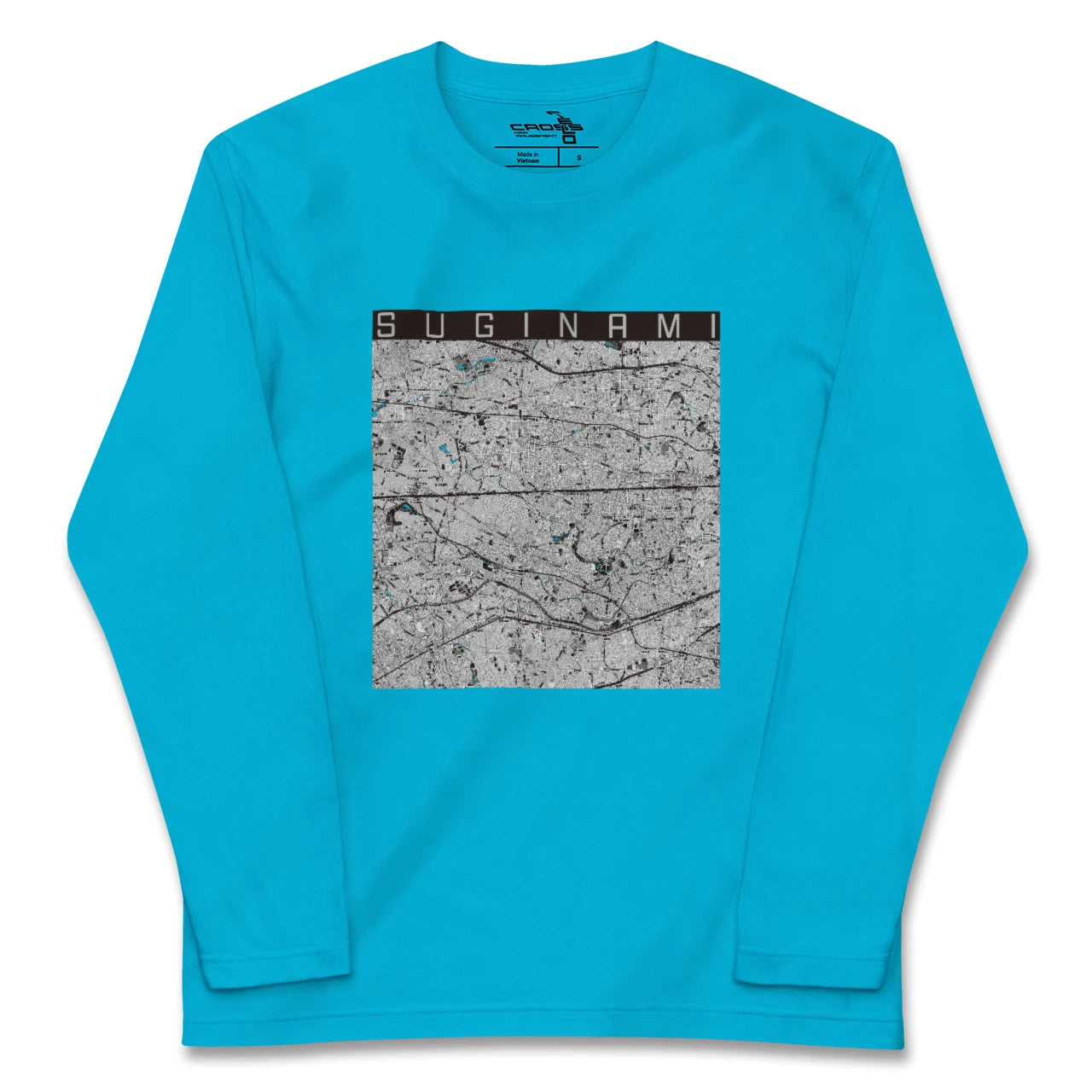 【杉並(東京都)】地図柄ロングスリーブTシャツ