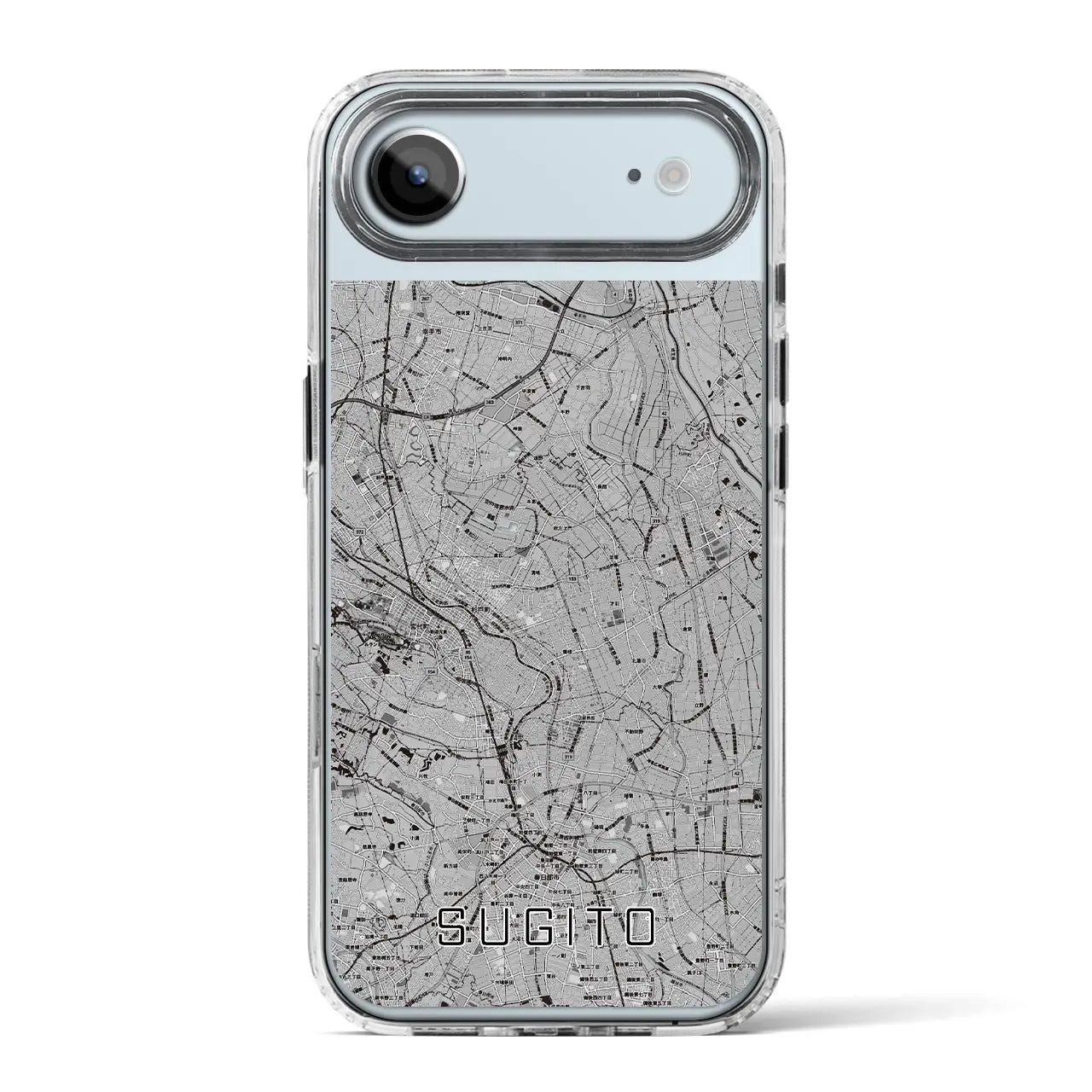 【杉戸(埼玉県)】地図柄iPhoneケース(MagSafeタイプ)