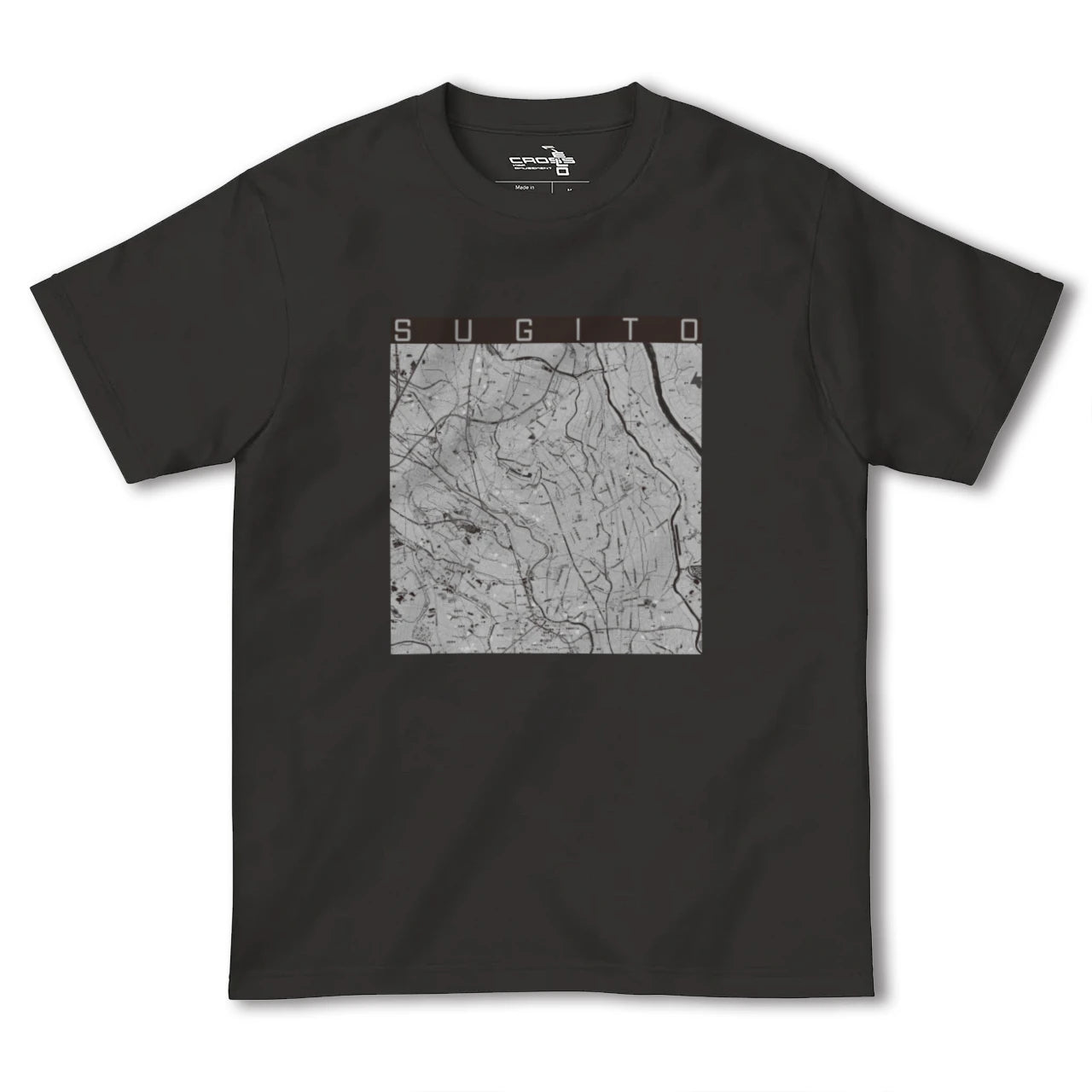 【杉戸(埼玉県)】地図柄ヘビーウェイトTシャツ