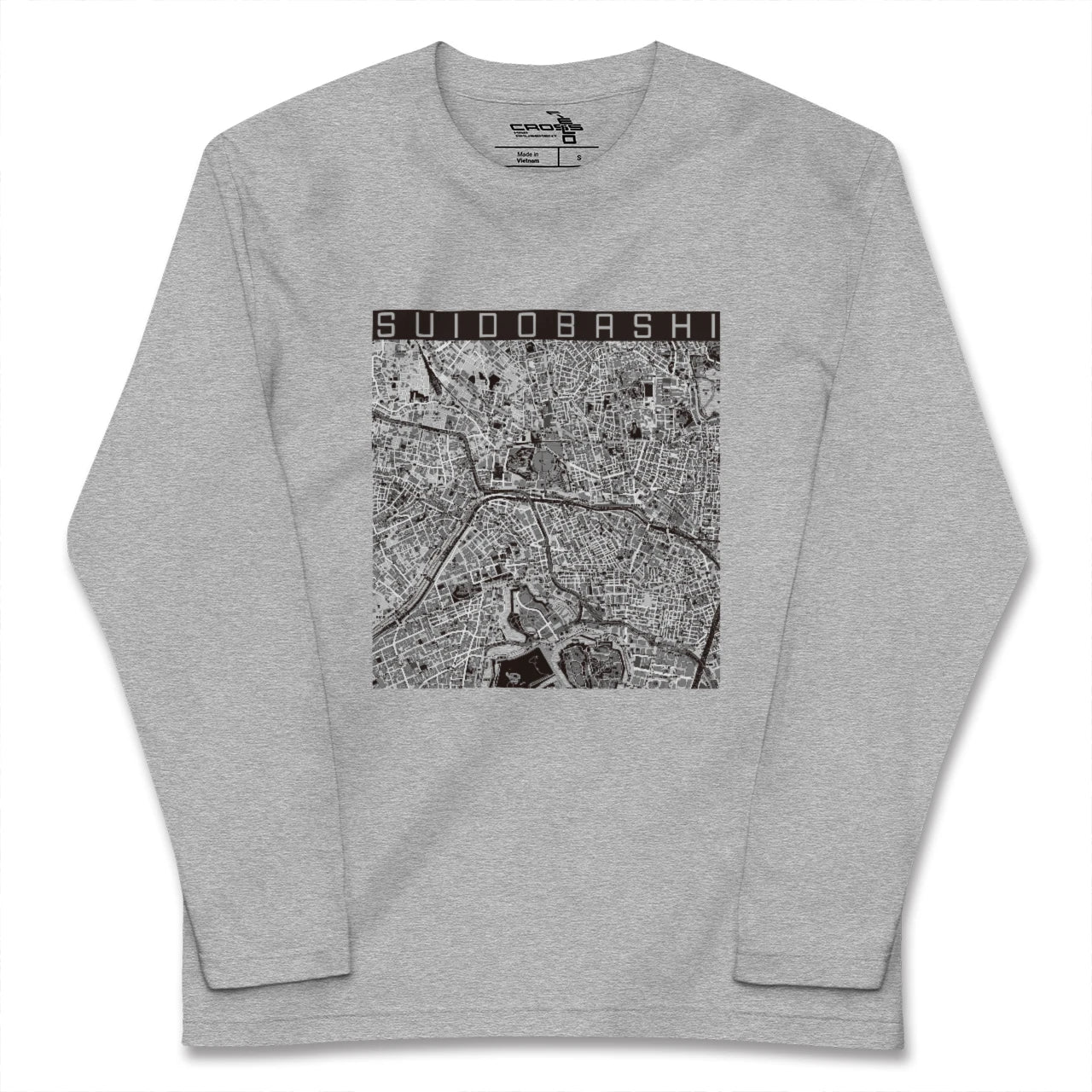 【水道橋(東京都)】地図柄ロングスリーブTシャツ