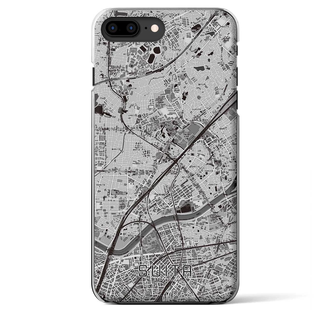 【吹田(大阪府)】地図柄iPhoneケース(クリアタイプ)