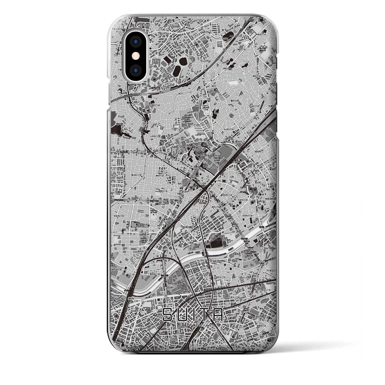 【吹田(大阪府)】地図柄iPhoneケース(クリアタイプ)