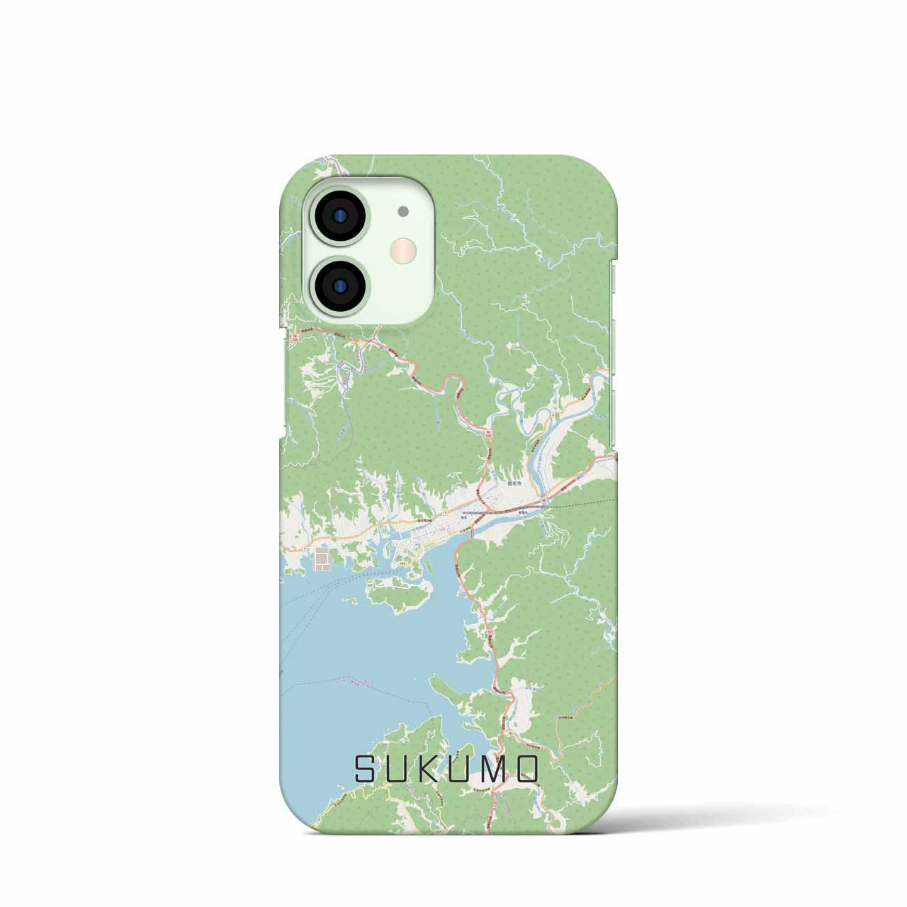 【宿毛(高知県)】地図柄iPhoneケース(バックカバータイプ)