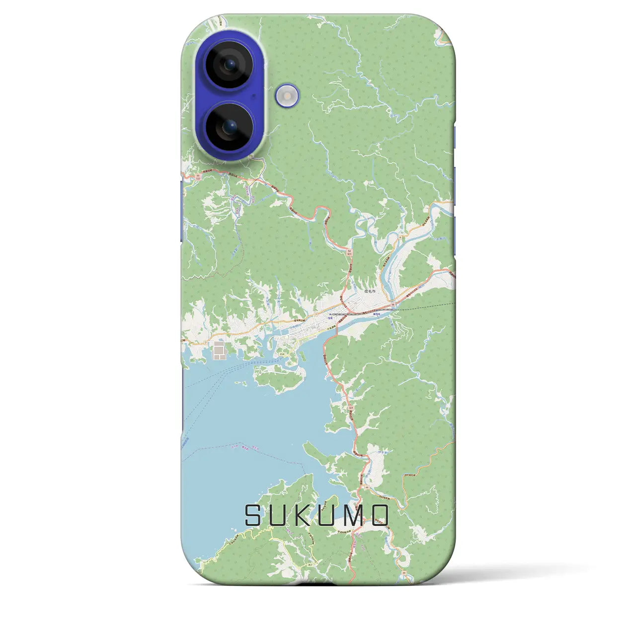 【宿毛(高知県)】地図柄iPhoneケース(バックカバータイプ)ナチュラル・iPhone 16 Pro Max 用