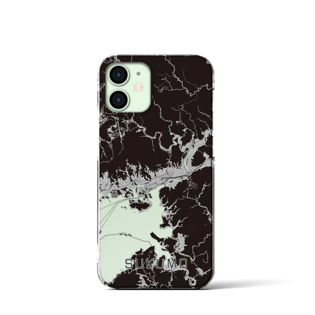 【宿毛(高知県)】地図柄iPhoneケース(クリアタイプ)