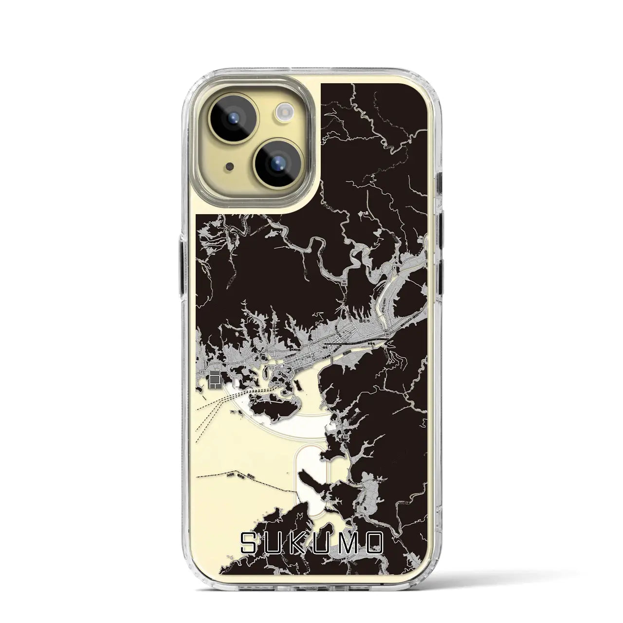 【宿毛(高知県)】地図柄iPhoneケース(MagSafeタイプ)