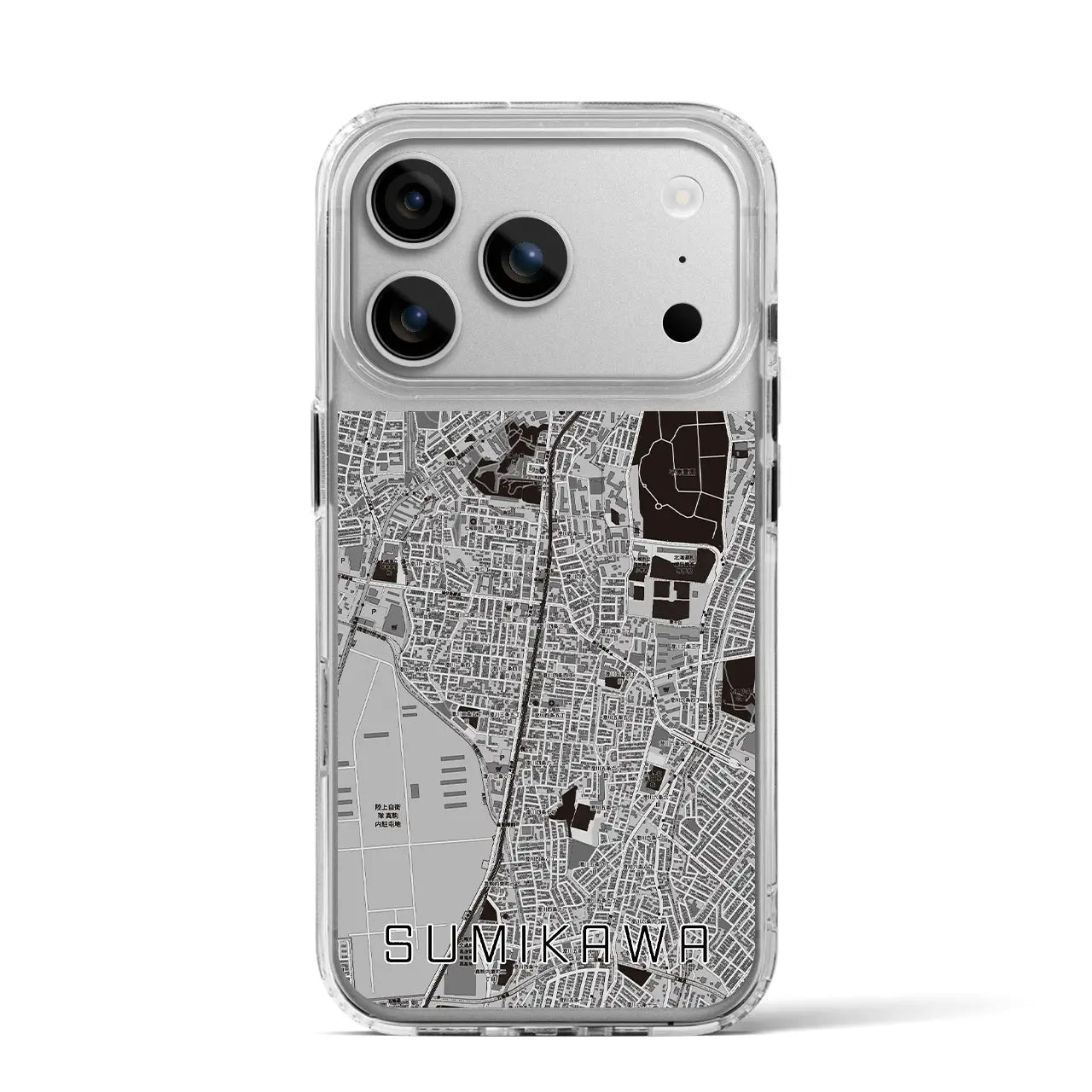 【澄川(北海道)】地図柄iPhoneケース(MagSafeタイプ)