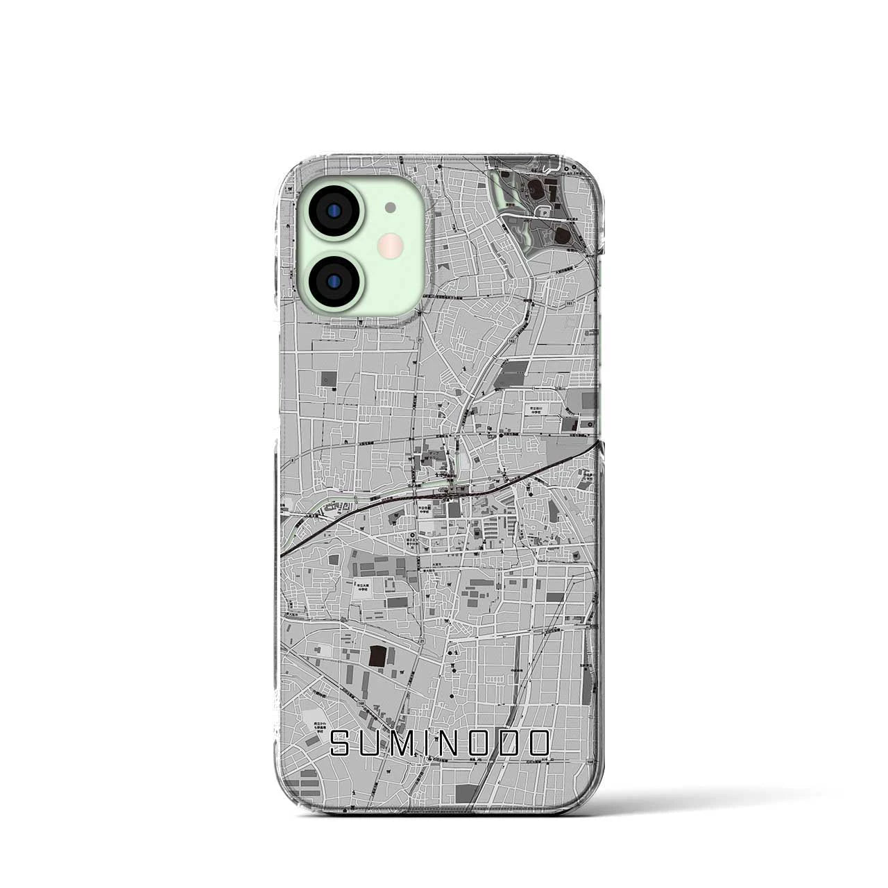 【住道(大阪府)】地図柄iPhoneケース(クリアタイプ)