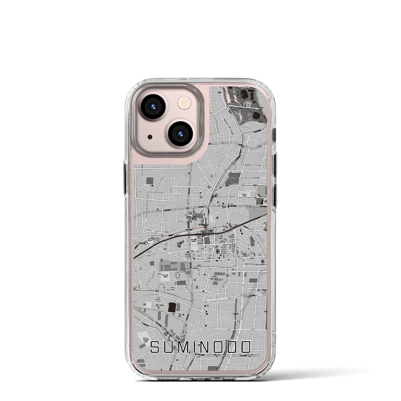 【住道(大阪府)】地図柄iPhoneケース(MagSafeタイプ)
