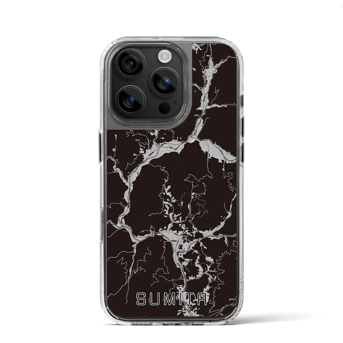 【住田(岩手県)】地図柄iPhoneケース(MagSafeタイプ)