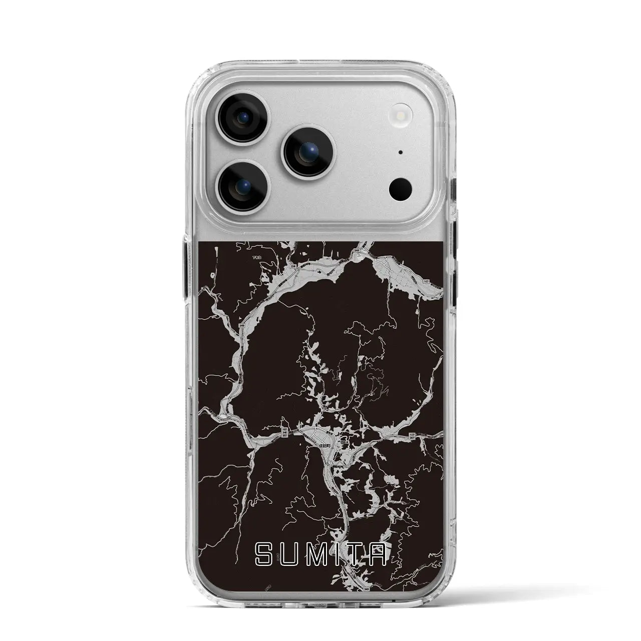 【住田(岩手県)】地図柄iPhoneケース(MagSafeタイプ)