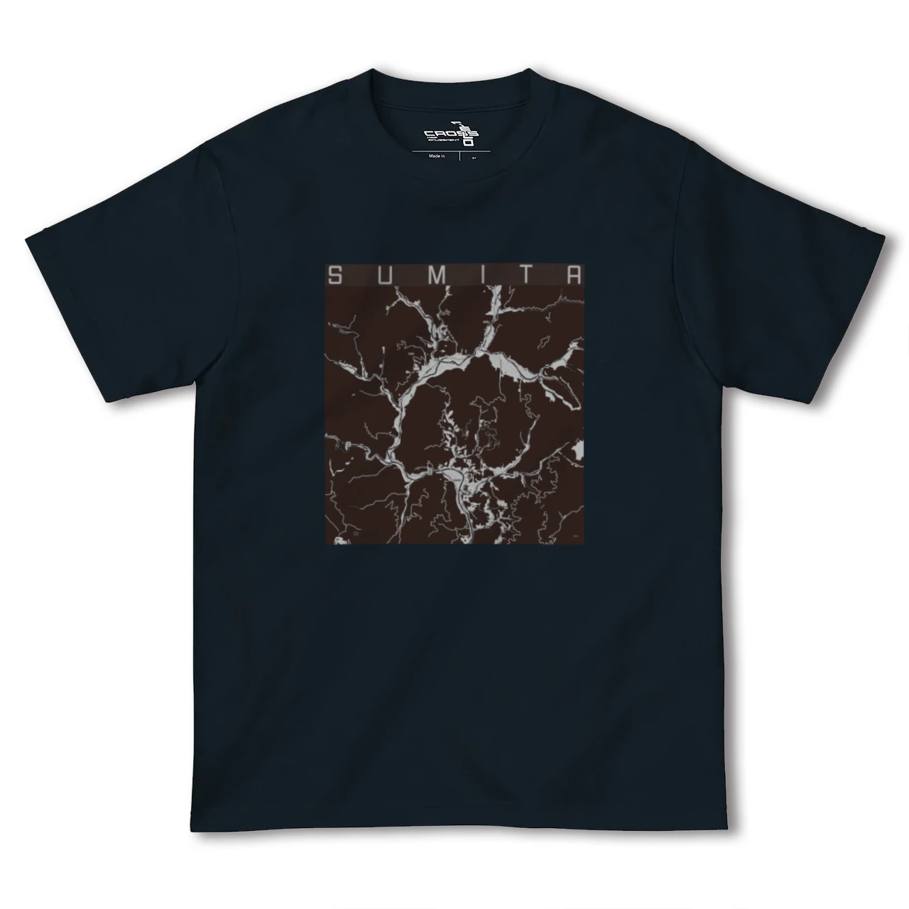 【住田(岩手県)】地図柄ヘビーウェイトTシャツ