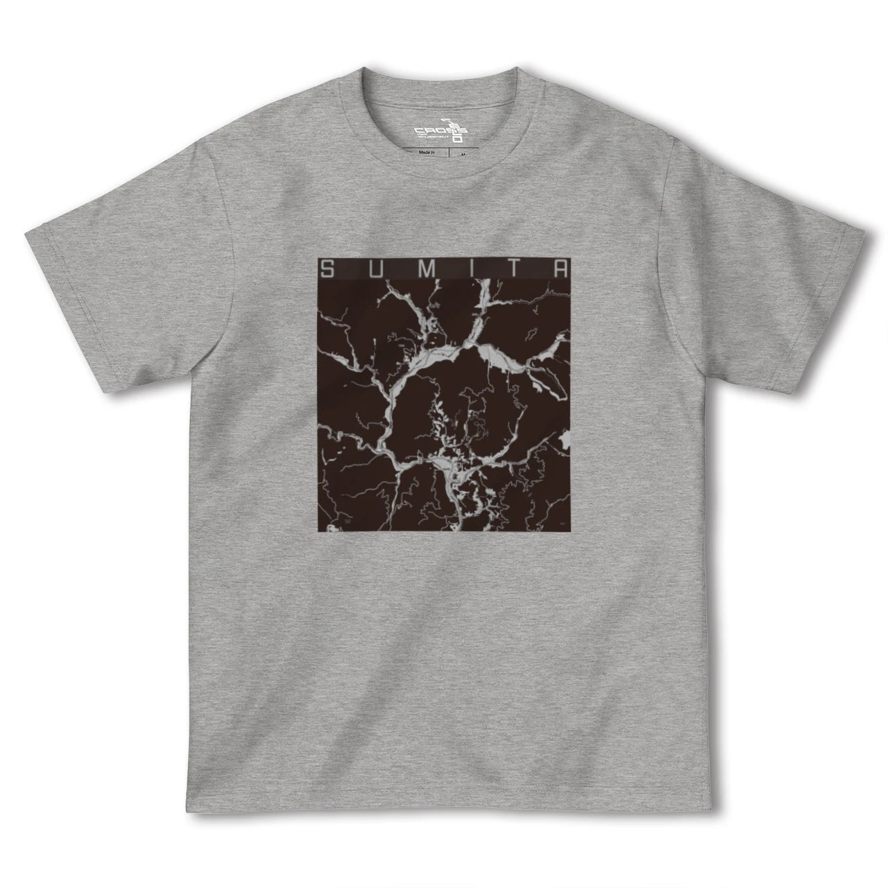 【住田(岩手県)】地図柄ヘビーウェイトTシャツ