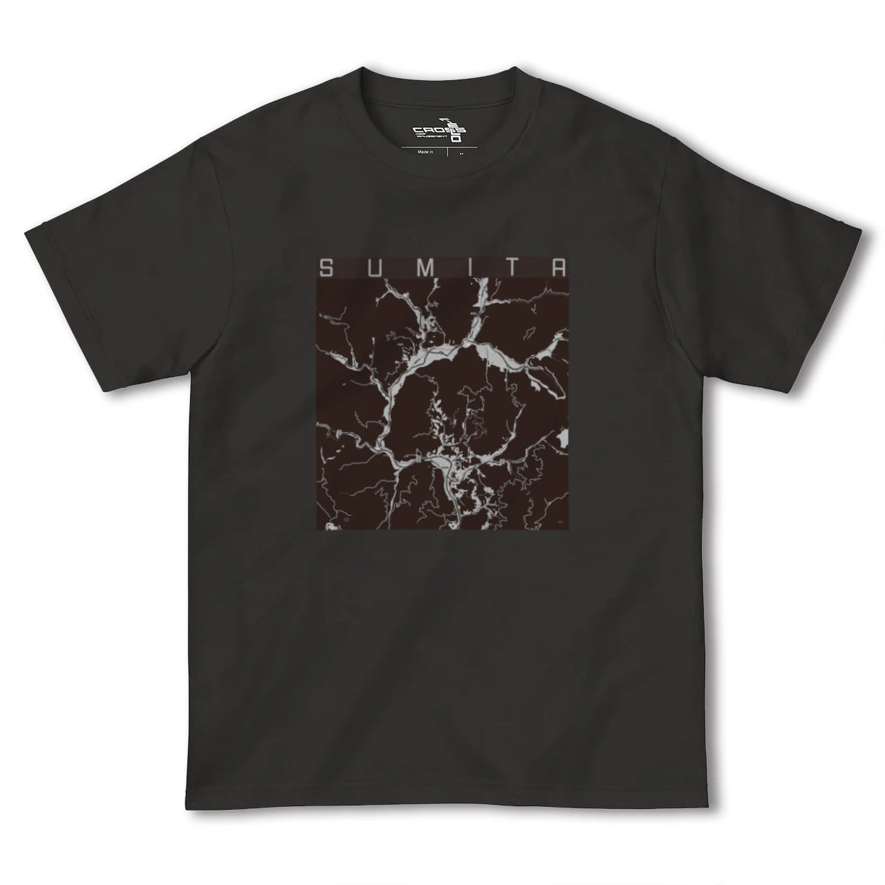 【住田(岩手県)】地図柄ヘビーウェイトTシャツ