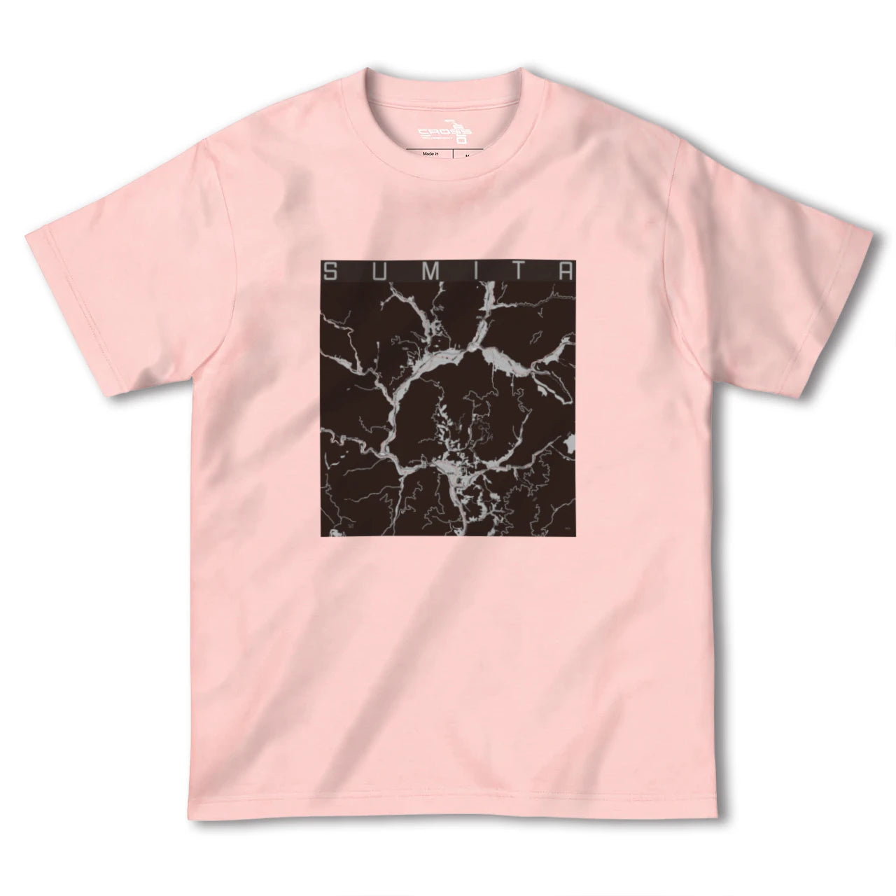 【住田(岩手県)】地図柄ヘビーウェイトTシャツ