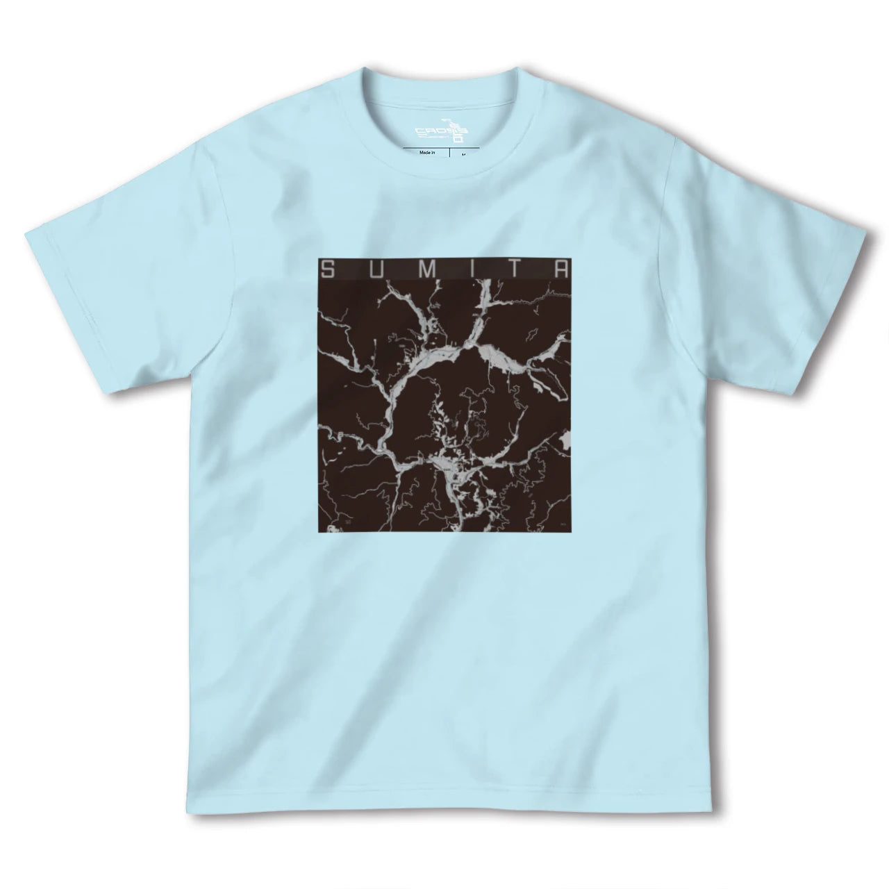 【住田(岩手県)】地図柄ヘビーウェイトTシャツ