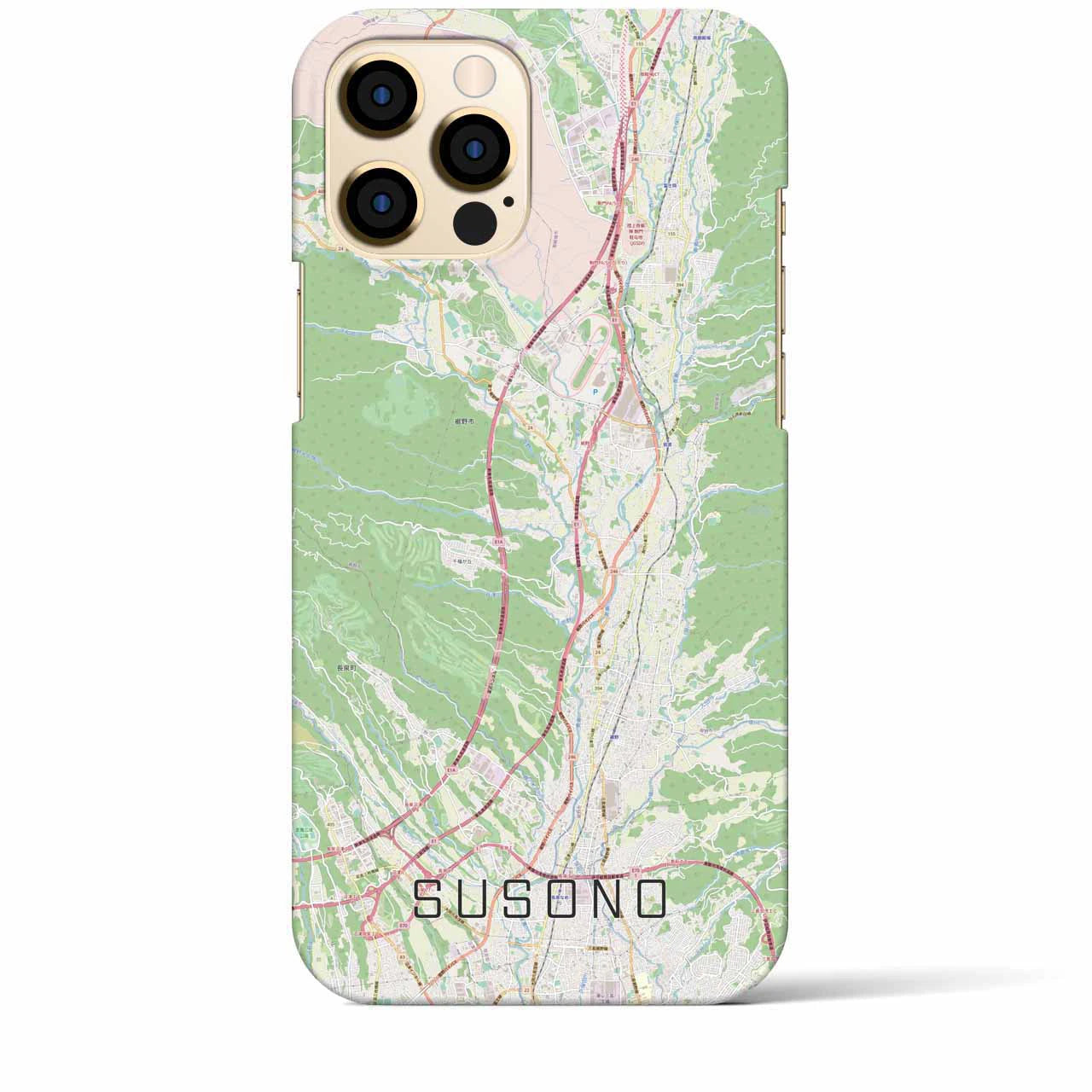 【裾野(静岡県)】地図柄iPhoneケース(バックカバータイプ)