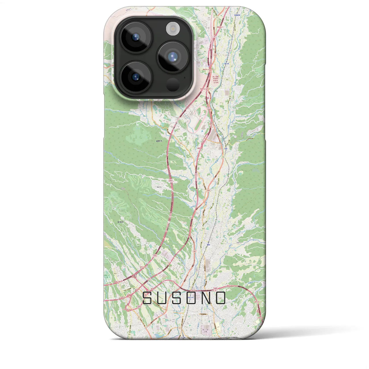 【裾野(静岡県)】地図柄iPhoneケース(バックカバータイプ)