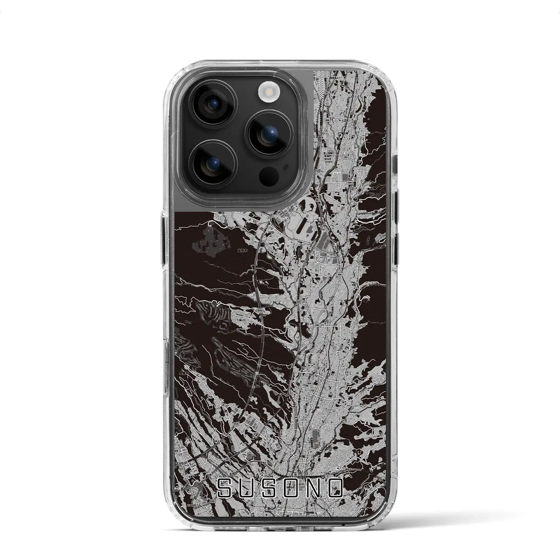 【裾野(静岡県)】地図柄iPhoneケース(MagSafeタイプ)