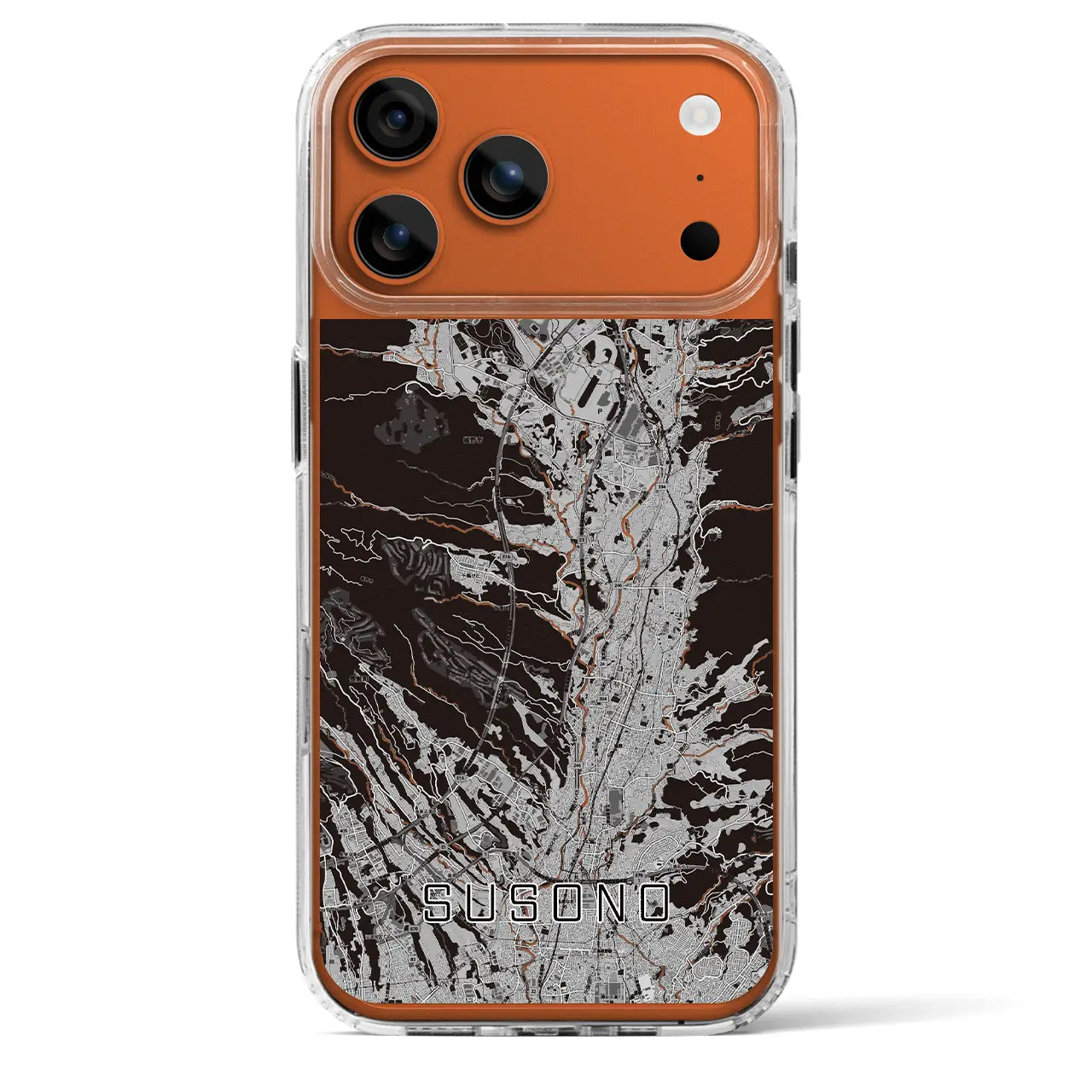 【裾野(静岡県)】地図柄iPhoneケース(MagSafeタイプ)