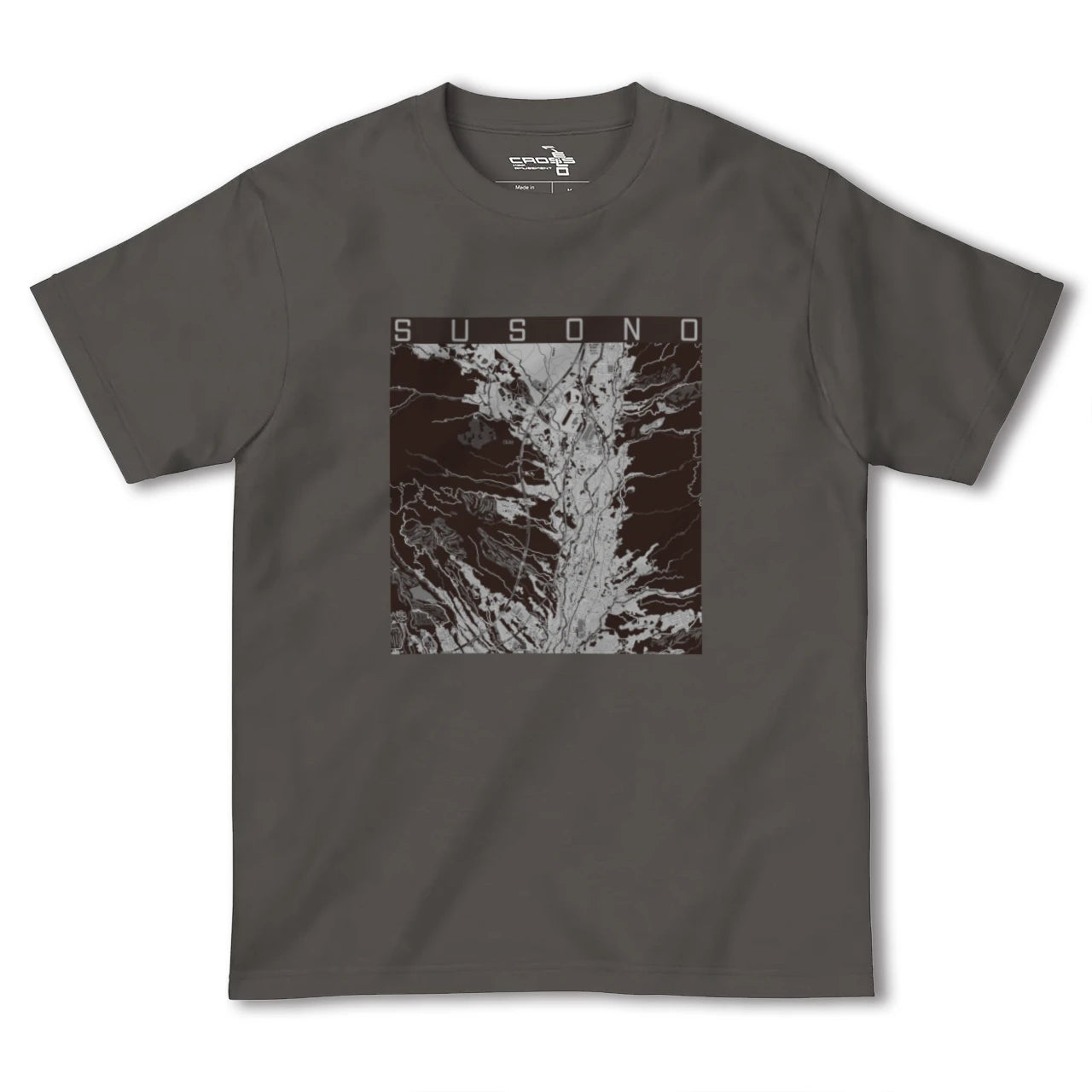 【裾野(静岡県)】地図柄ヘビーウェイトTシャツ