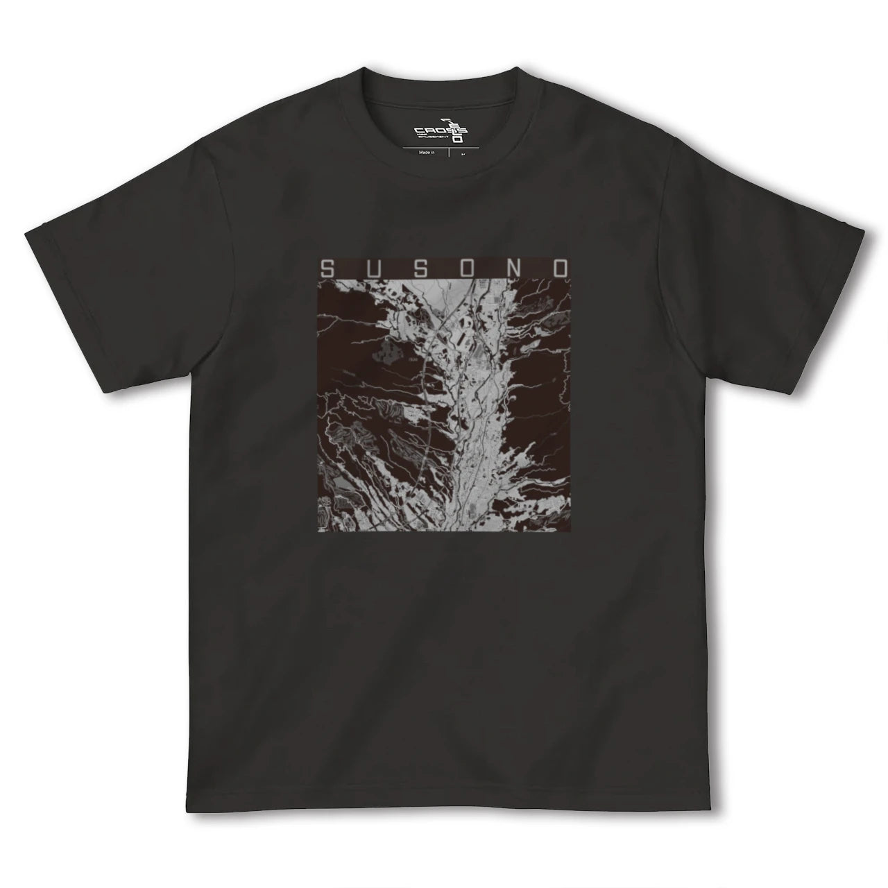 【裾野(静岡県)】地図柄ヘビーウェイトTシャツ