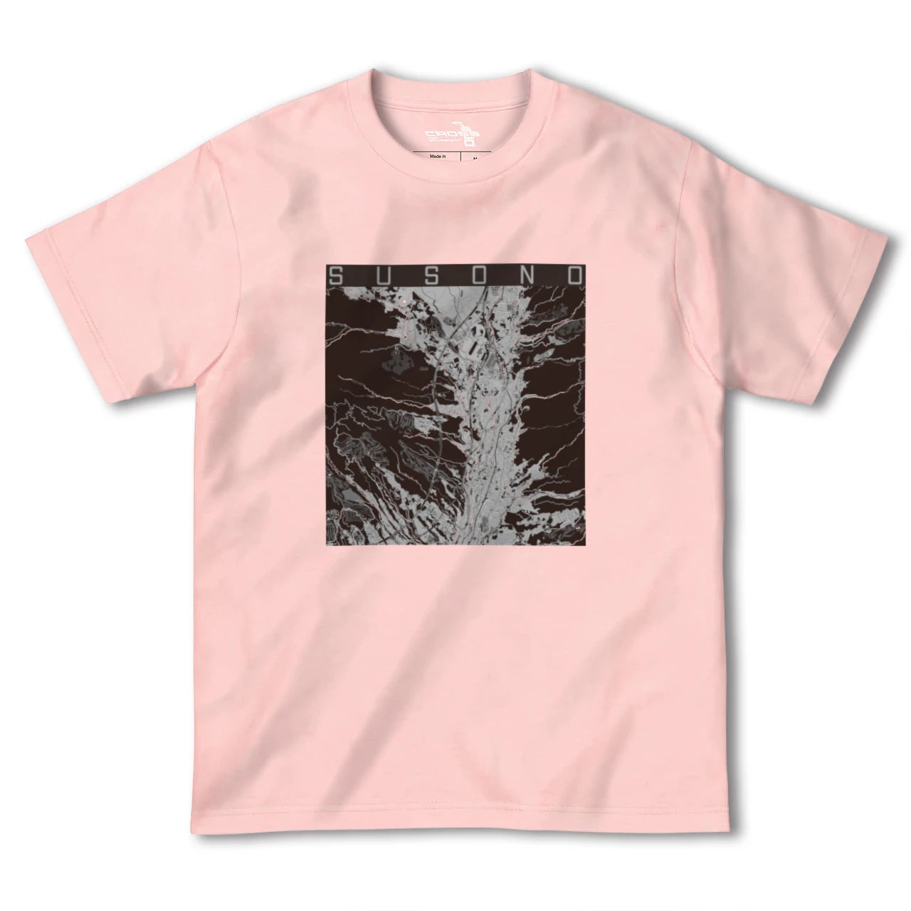 【裾野(静岡県)】地図柄ヘビーウェイトTシャツ