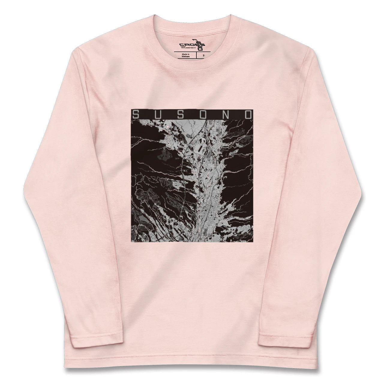 【裾野(静岡県)】地図柄ロングスリーブTシャツ