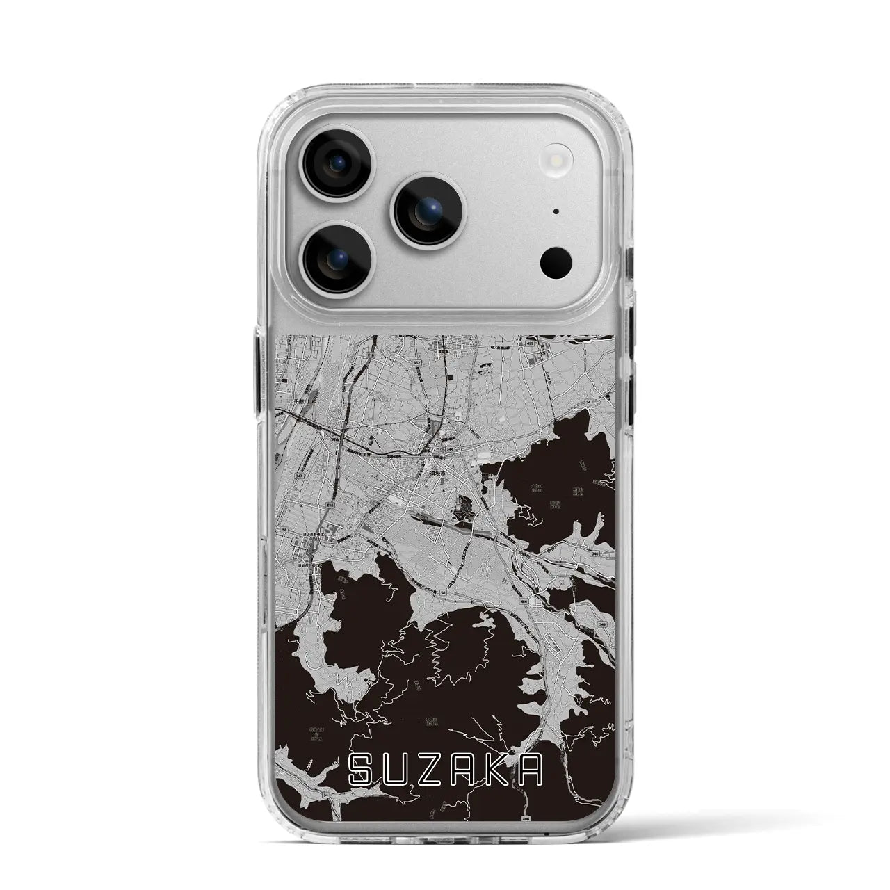 【須坂(長野県)】地図柄iPhoneケース(MagSafeタイプ)