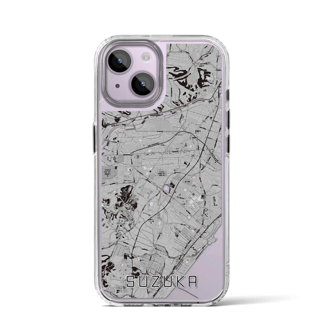 【鈴鹿(三重県)】地図柄iPhoneケース(MagSafeタイプ)