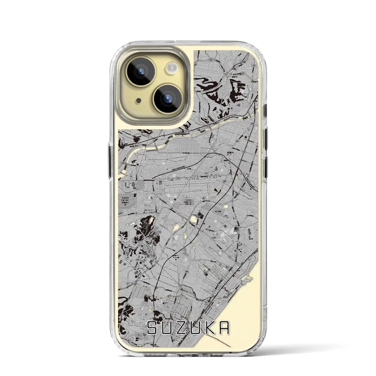 【鈴鹿(三重県)】地図柄iPhoneケース(MagSafeタイプ)