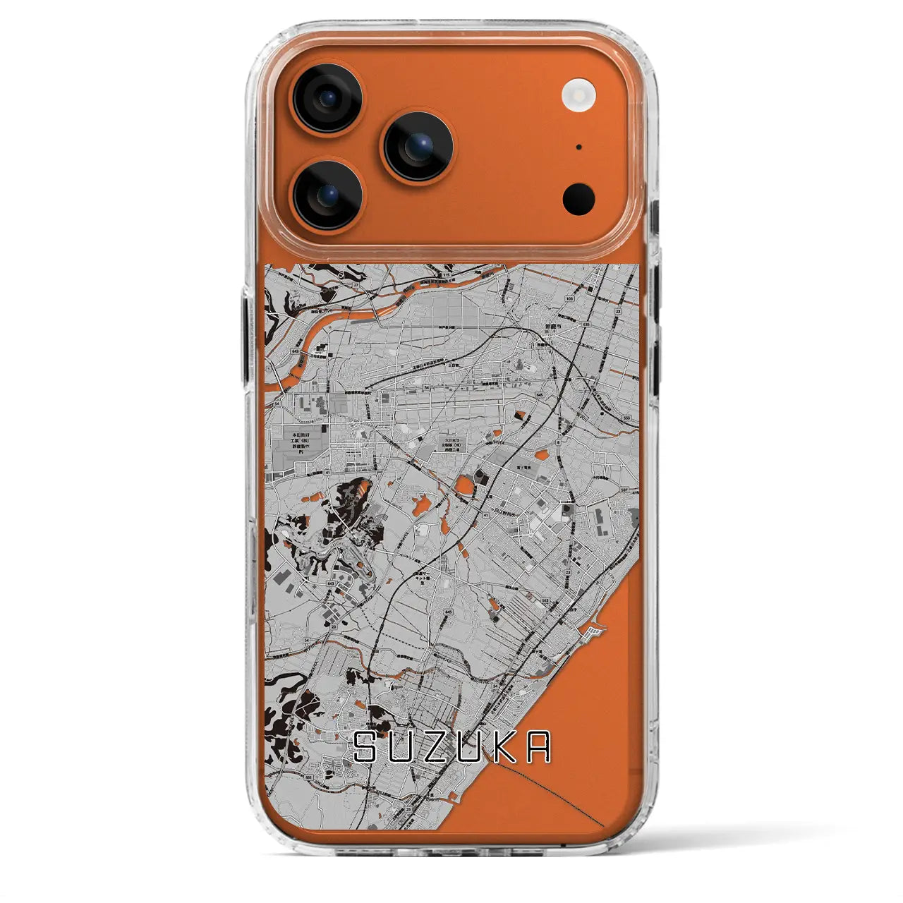 【鈴鹿(三重県)】地図柄iPhoneケース(MagSafeタイプ)