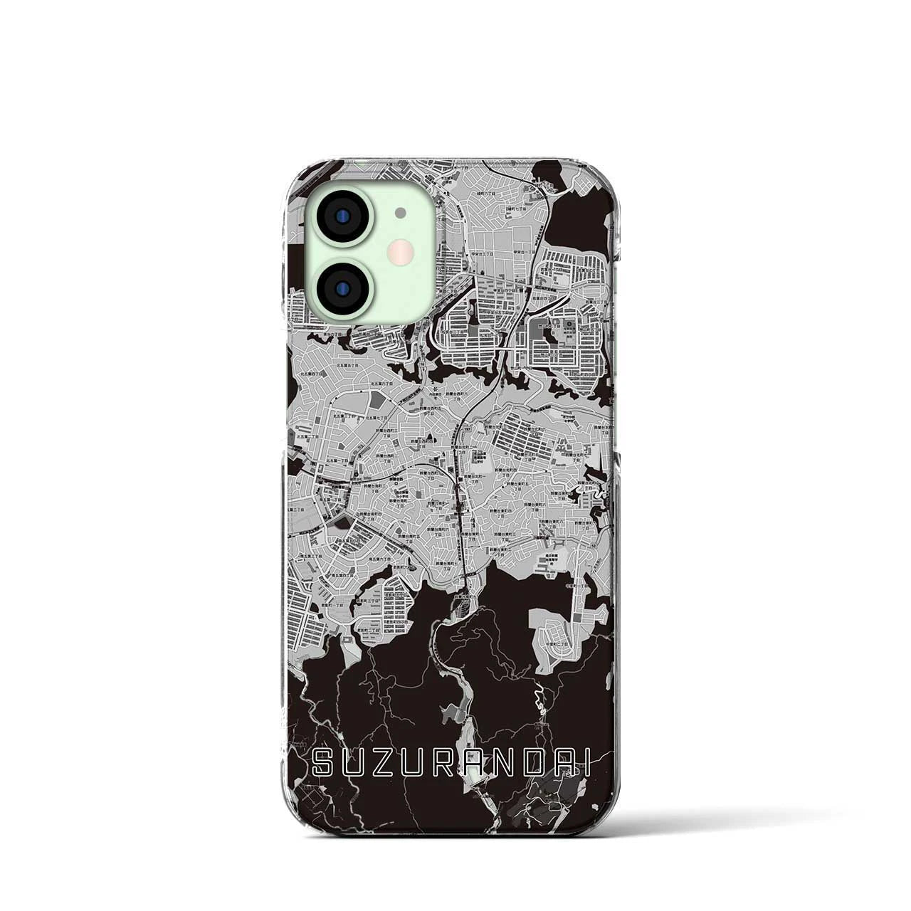 【鈴蘭台(兵庫県)】地図柄iPhoneケース(クリアタイプ)